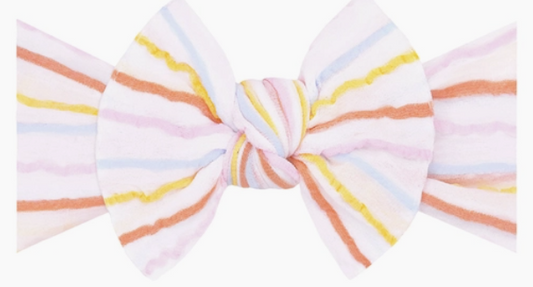 Baby Bling: Patterned Knot Circus Stripe