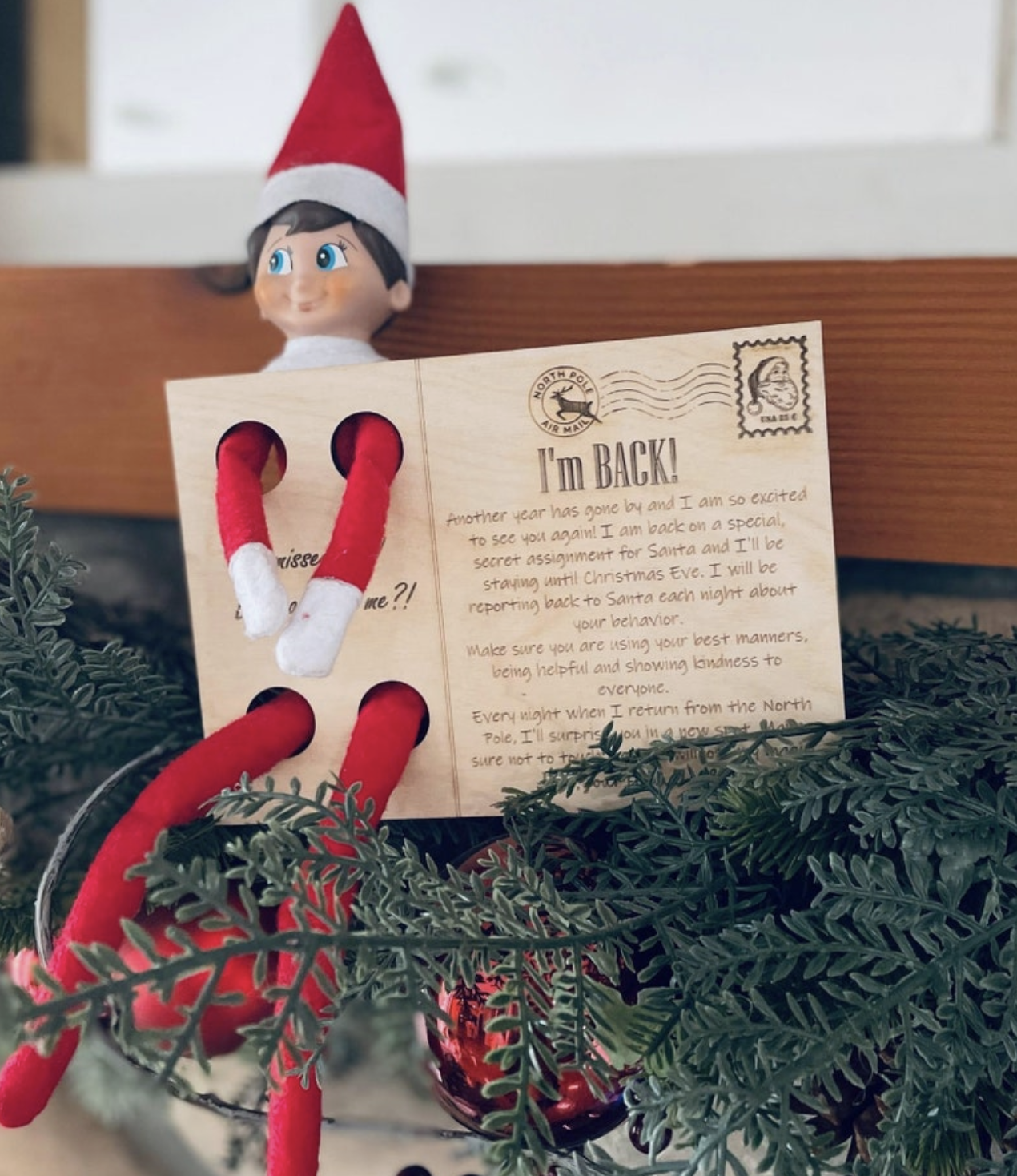 Santa's Elf Postcard
