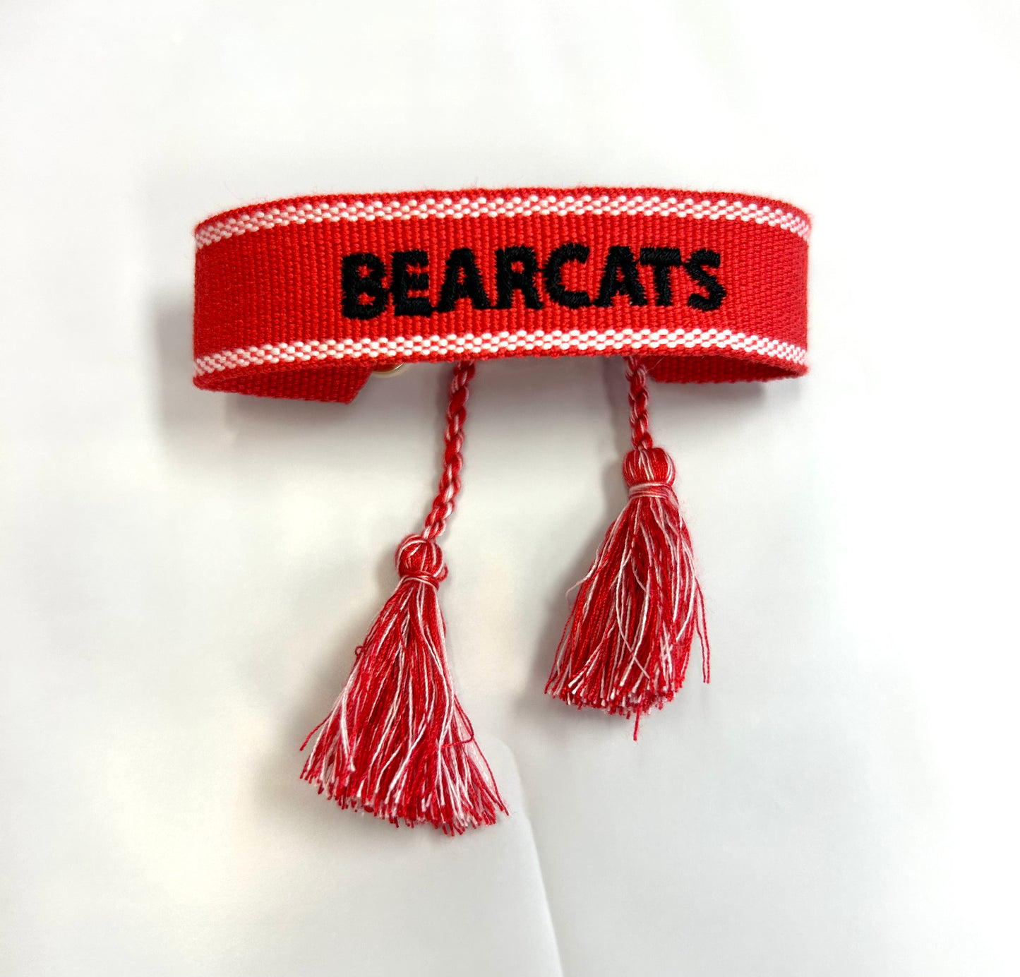 Bearcats Adjustable Tassel Bracelet