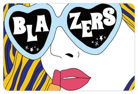 Blazers Sunglasses Sticker