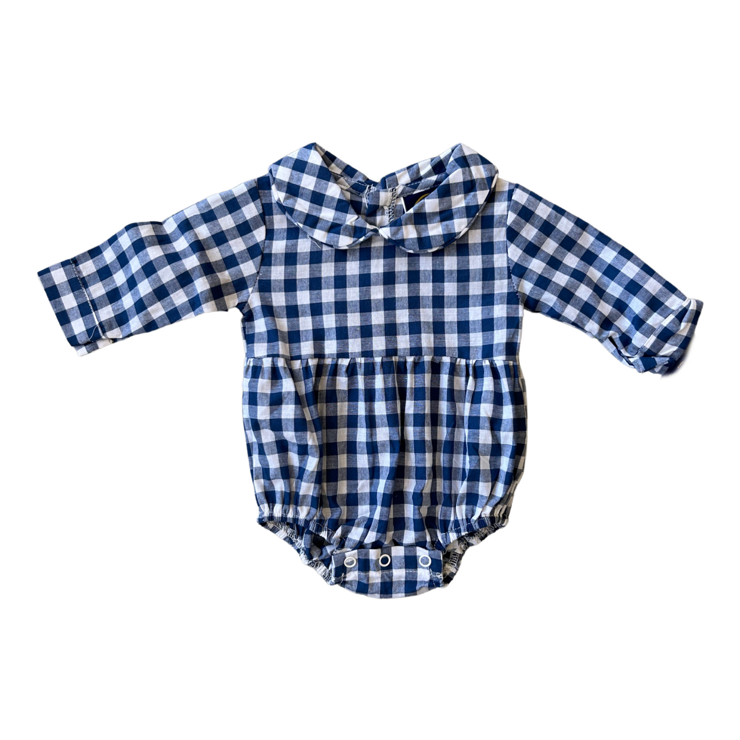 Blue Gingham Dylan Bubble