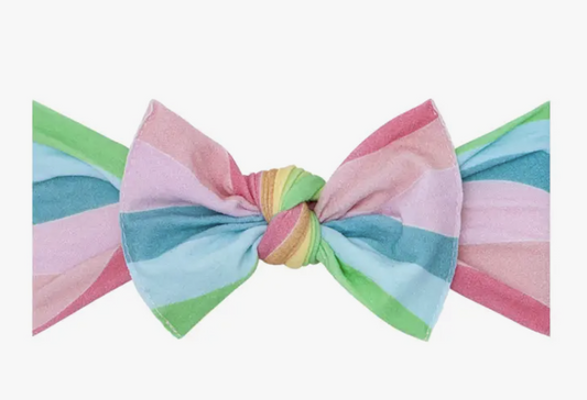 Candy Stripe Knot Bow