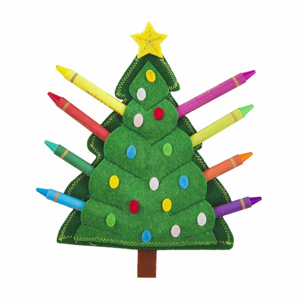 Christmas Tree Crayon Holder