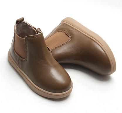 Espresso Leather Boots
