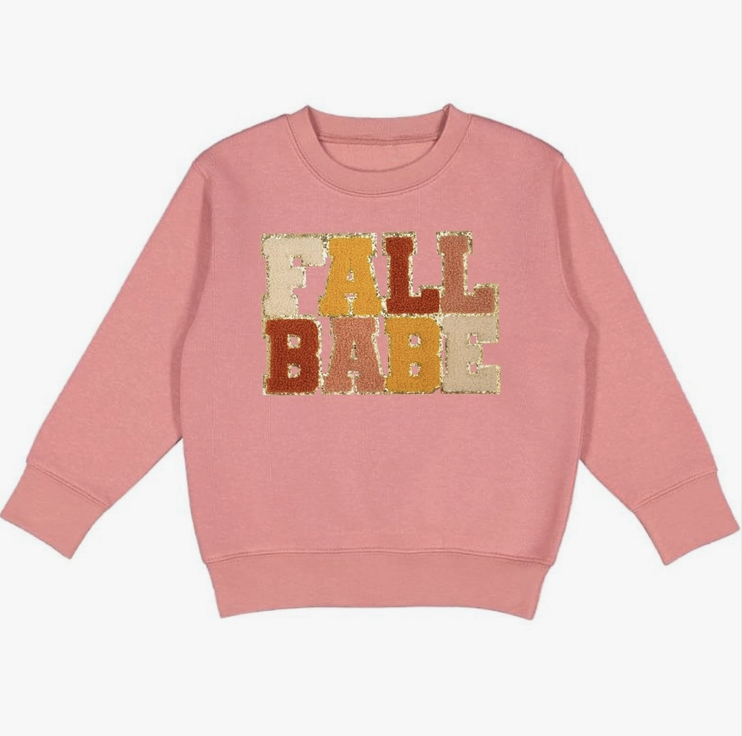 Fall Babe Patch Sweatshirt