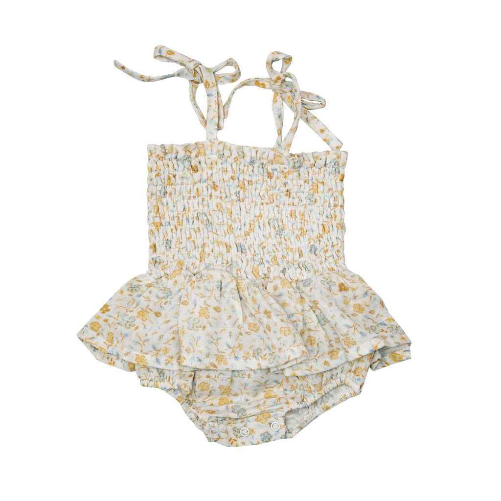 Flaxen Floral Skirted Bubble