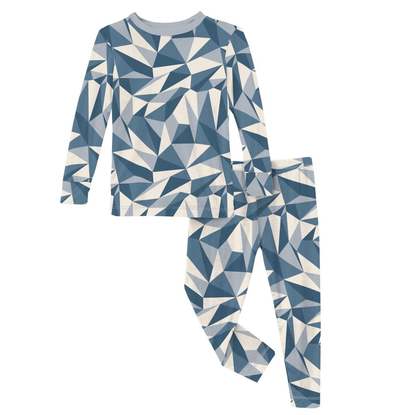 Kickee Pants: Winter Ice Pajama Set