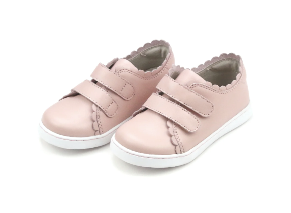 L'Amour: Caroline Scalloped Sneaker, Pink