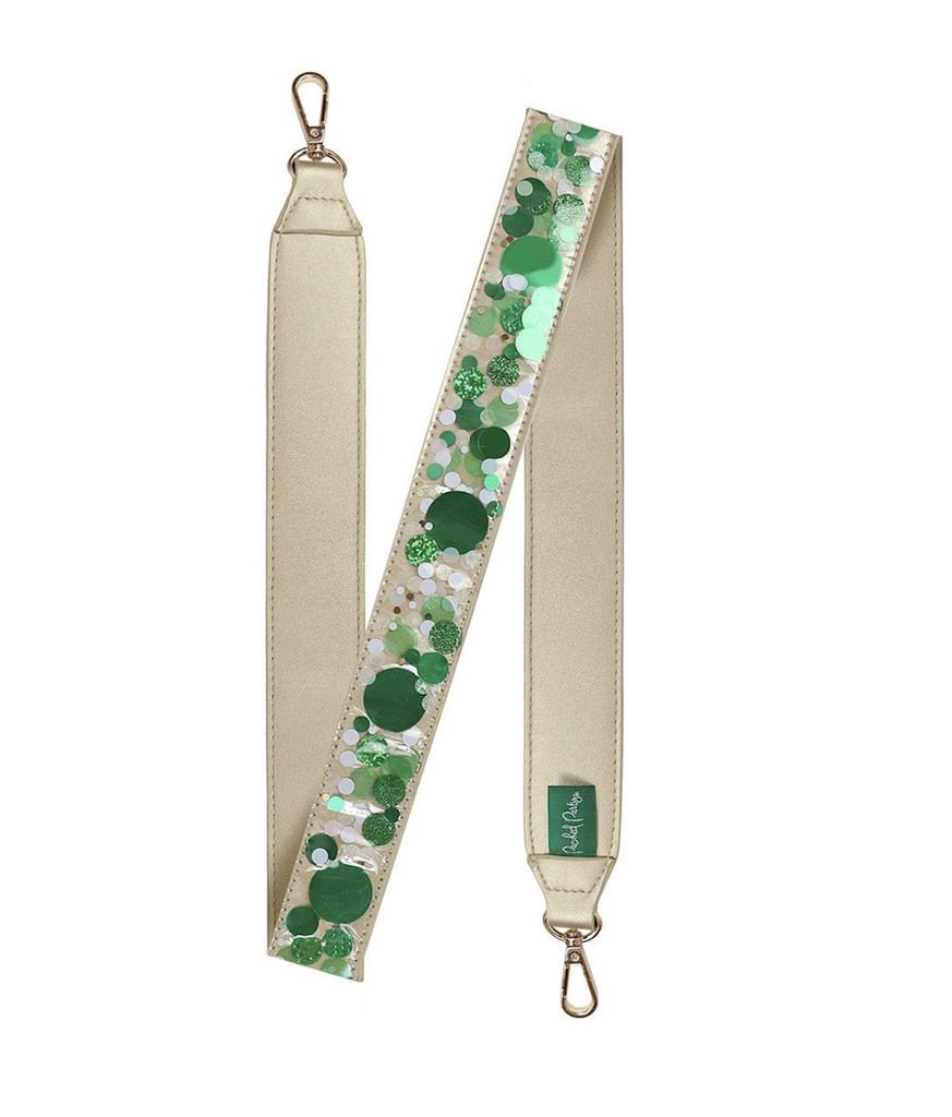 Packed Party: Green Confetti Purse Strap