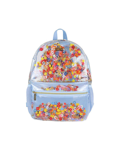 Packed Party: Little Letters Confetti Clear Backpack