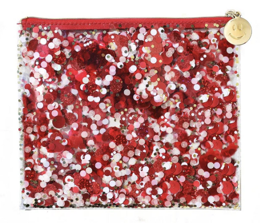 Packed Party: Red Confetti Everything Pouch