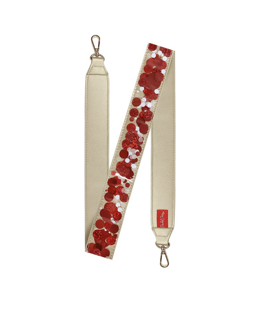 Packed Party: Red Confetti Purse Strap