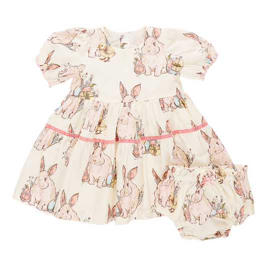 Pink Chicken: Bunny Friends Maribelle Dress Set