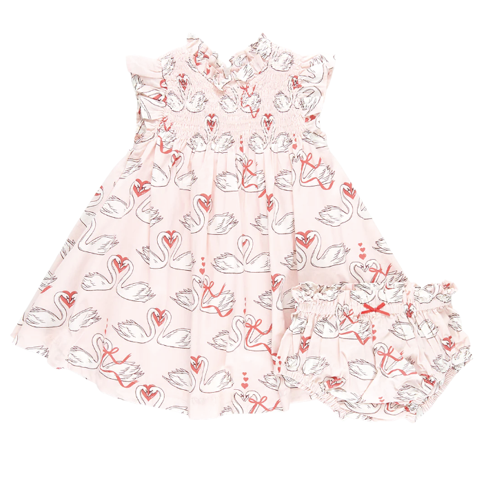 Pink Chicken: Swan Love Stevie Dress Set
