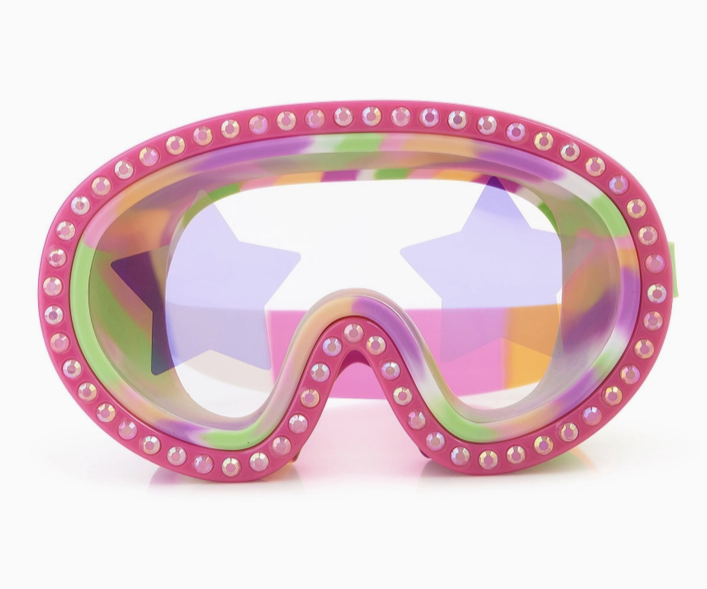 Pink Star Swim Goggles