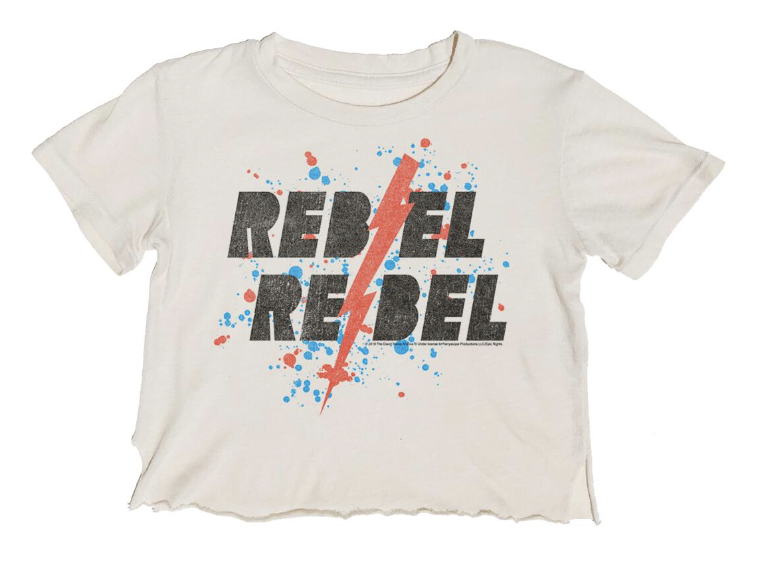 Rebel Rebel Not Quite Cropped Tee
