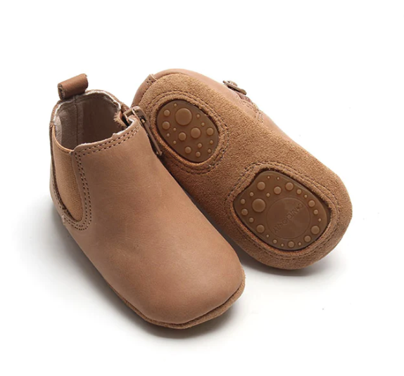 Sand Leather Boots, Soft Sole