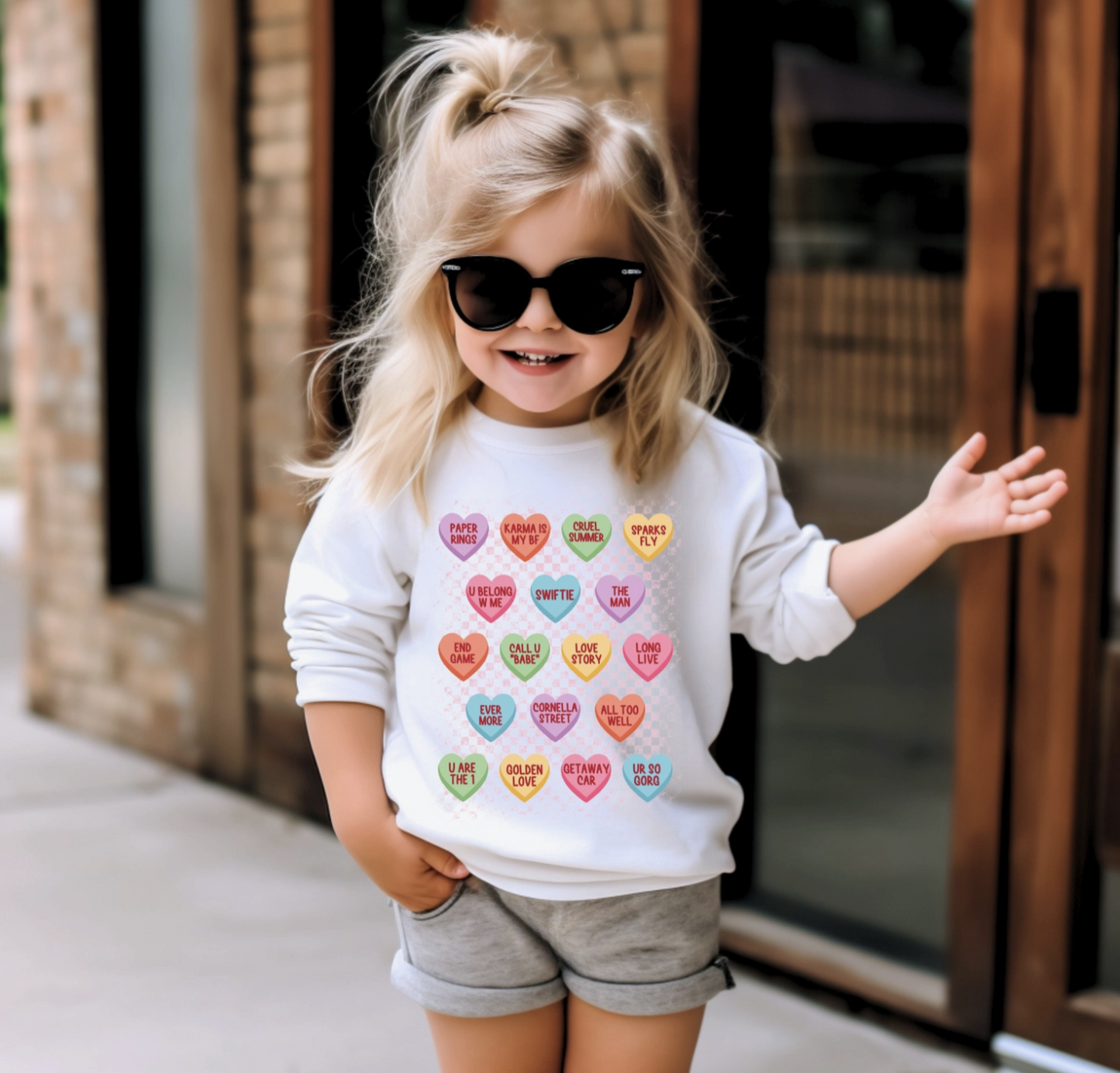 Swiftie Candy Hearts Sweatshirt