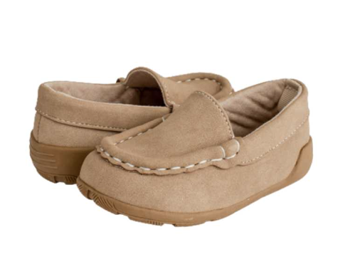 Taupe Suede Ian Moccasins