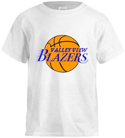 Valley View Blazers Basketball Tee