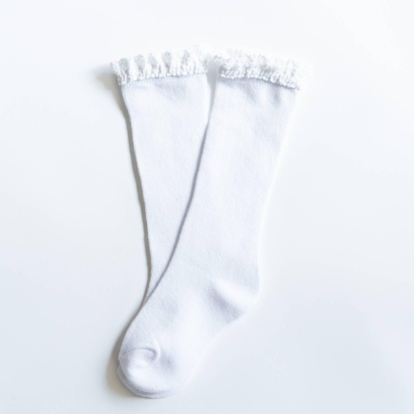 White Lace Top Socks